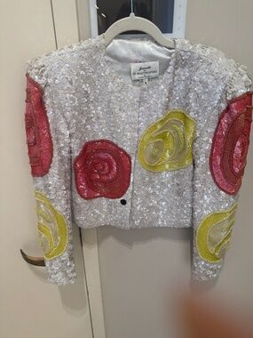 A cropped jacket size Medium